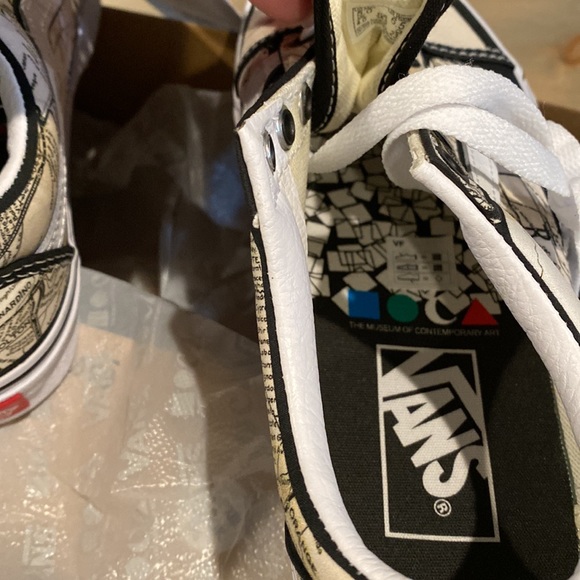 Vans Old Skool Frances Stark / Maps Lace Up Shoe Size: 5.0 Men’s 6.5 Women’s - Picture 9 of 11